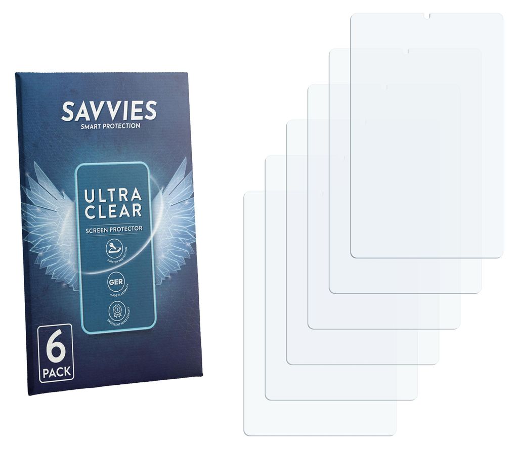 6x Für Lenovo Legion Y700 Gen 5 Schutzfolie Savvies Displayschutz Display Schutz Folie Klar Transparent