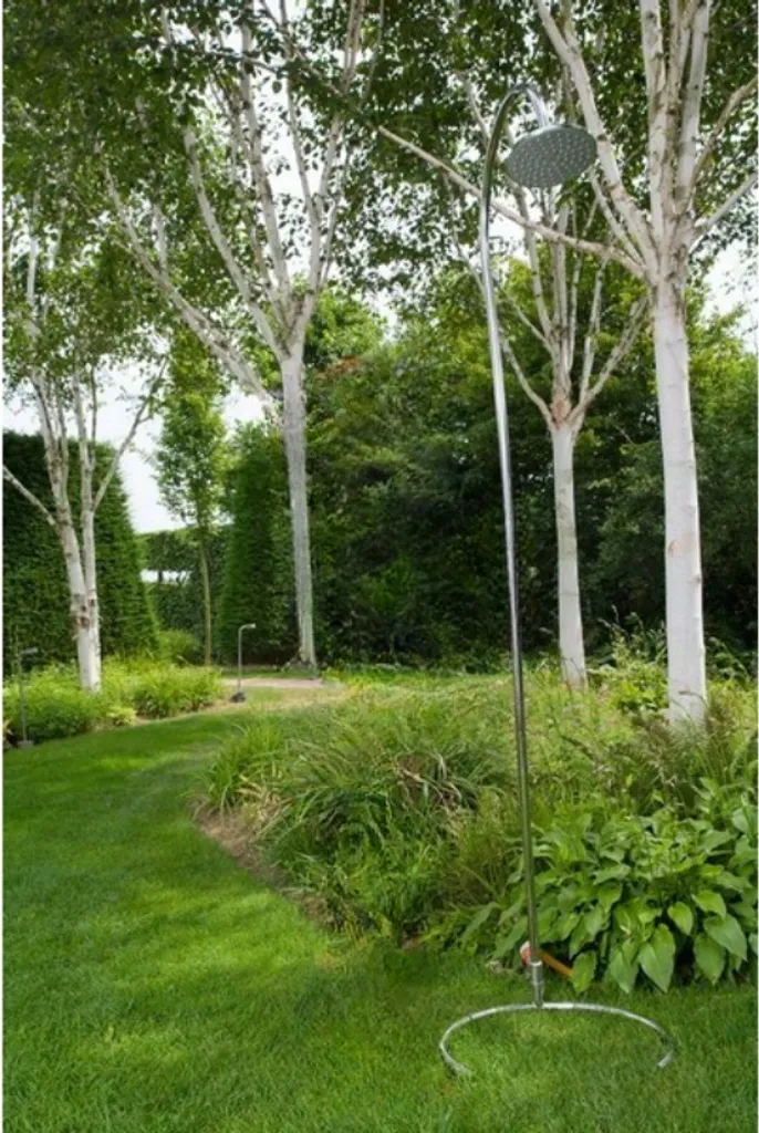 Douche de Jardin en Chêne Cobra Ideal - Colonne de Douche Extérieure