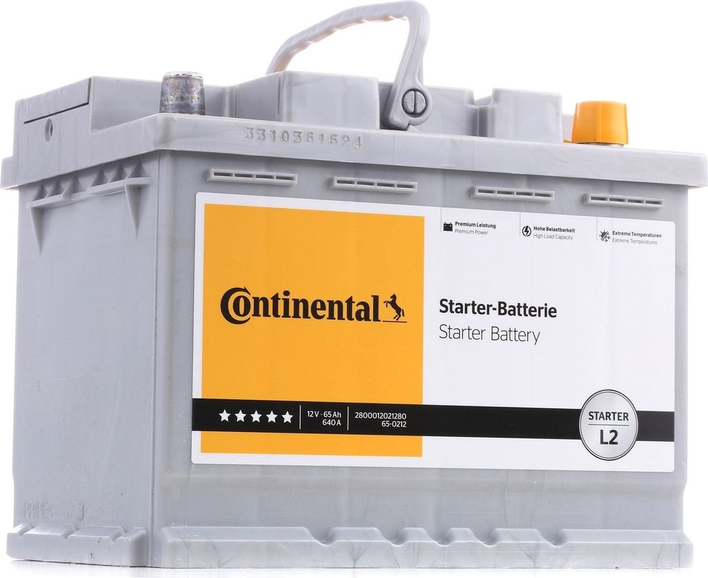 Continental Starterbatterie 12V 65Ah 640A/EN L2 Batterie