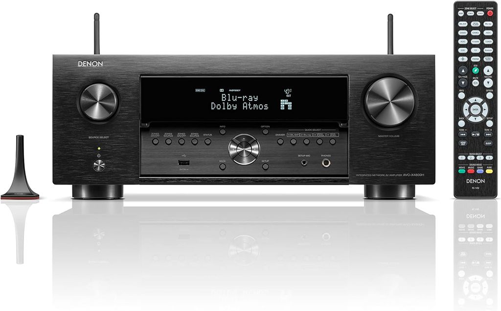Denon AVC-X4800H 125 W 9.4 kanałów Surround 3D Czarny Zdjęcie produktu 2