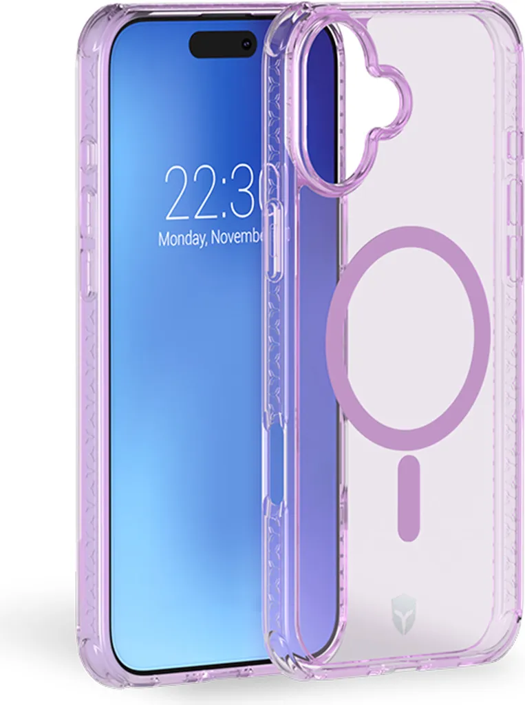 Étui de Protection MagSafe iPhone 16 Violet FC Air en Plastique Recyclé