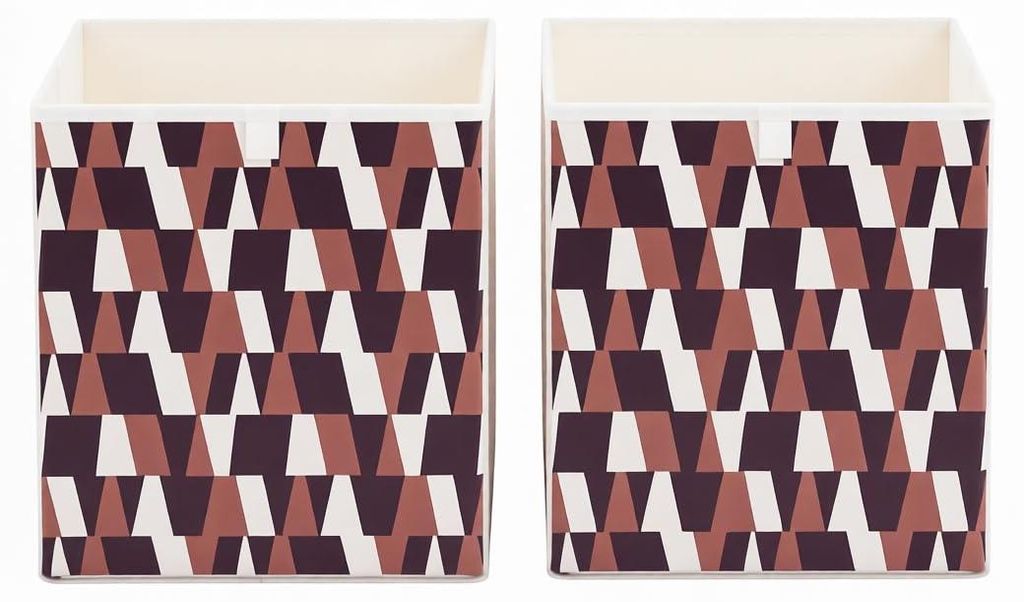 Faltbarer Aufbewahrungswürfel/Organizer, 30 cm x 30 cm x 30 cm, Oxford-Gewebe, für Würfelregale, 2er-Set