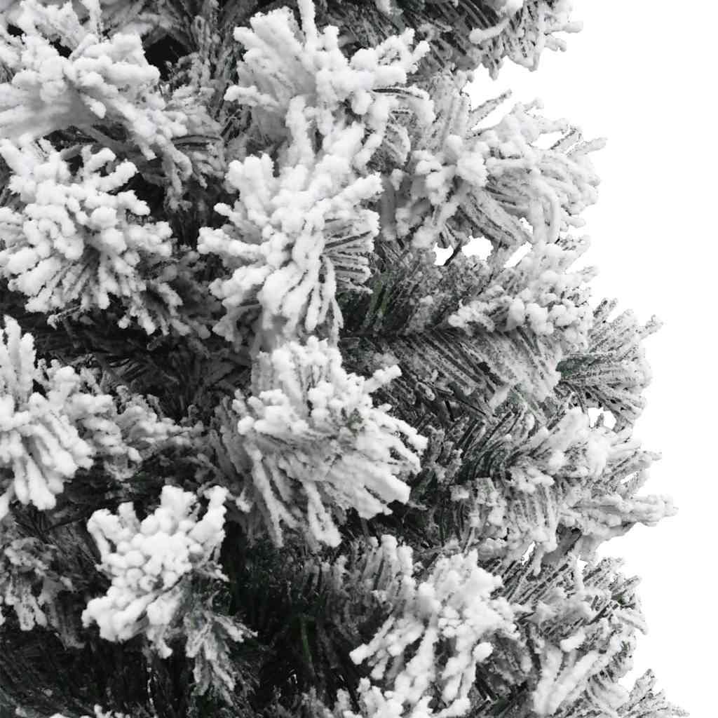 Künstlicher Weihnachtsbaum Schlank mit Schnee 180 cm