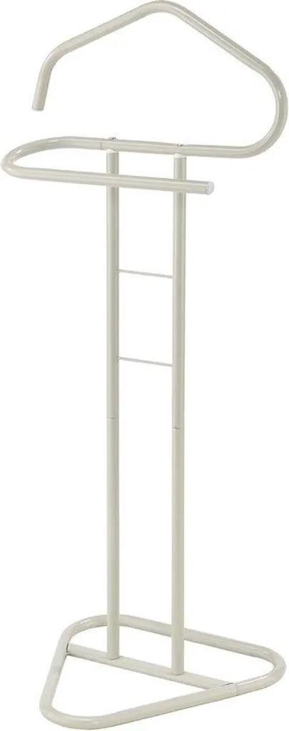 Porte-manteau ergonomique avec porte-pantalon, valet de chambre en métal noir