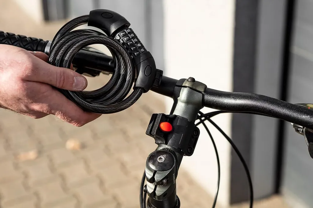 Antivol vélo NEO TOOLS à code 5 chiffres, câble 120cm flexible Ø12mm - 3
