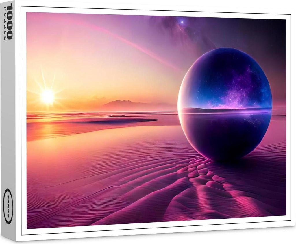raxxa Premium-Puzzle "Sphäre Sonnenuntergang", 1000 Teile