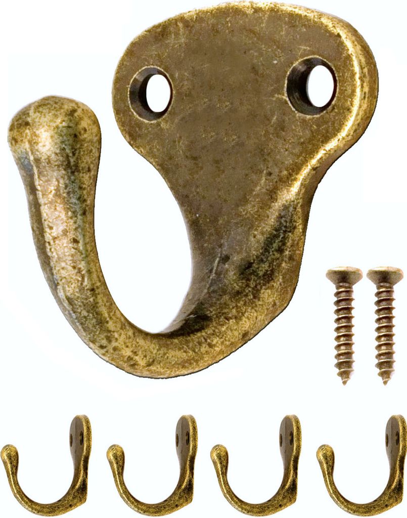 'FUXXER Bügel-Griffe klappbar, Bronze Eisen Design, Vintage Landhaus Retro, 99 x 50 mm, 2er Set'