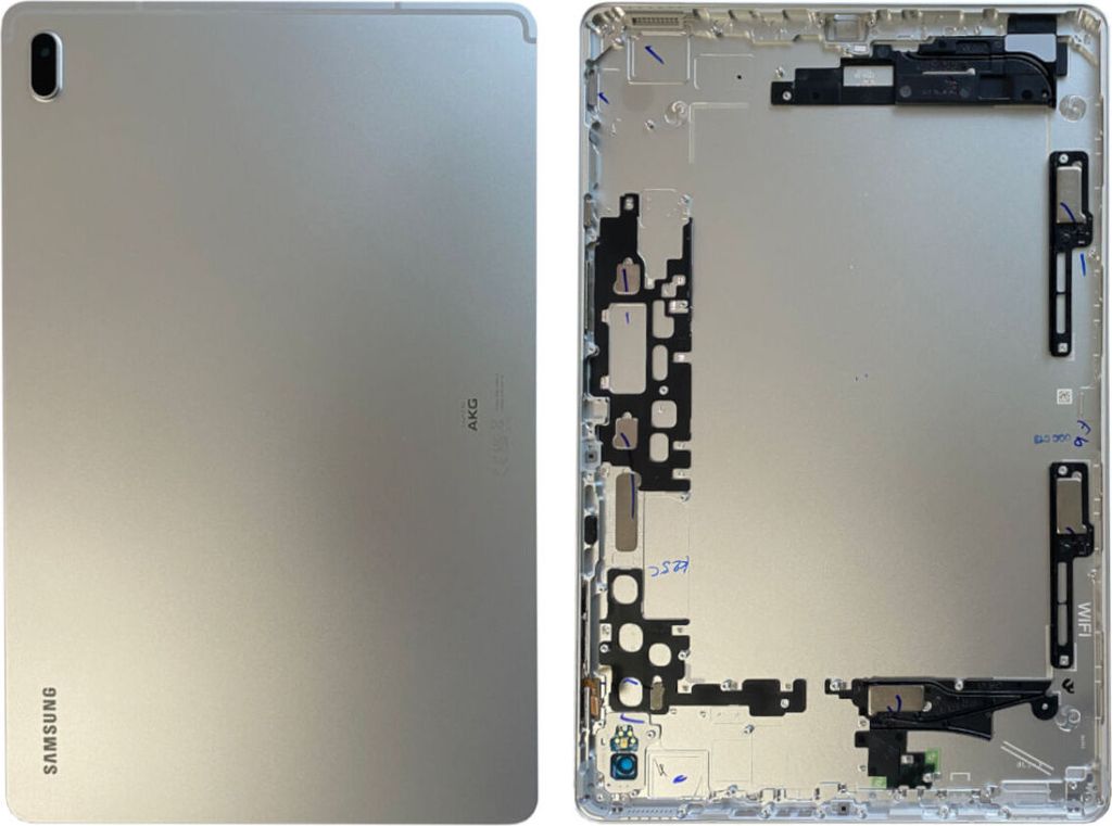 Akkudeckel Battery Cover für GH82-26854B Samsung Galaxy Tab S7 FE WIFI Silber
