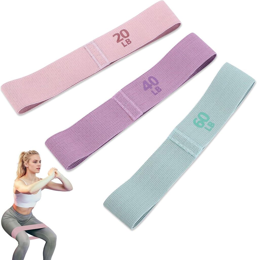 Widerstandsbänder für Frauen, Widerstandsband-Set für das Training von Hüfte und Gesäß, verschiedene Widerstandsstufen – ideal für Yoga im...