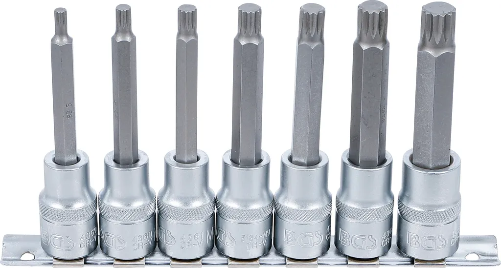 Douilles XZN M5-M14 en Acier Renforcé 1/2 Pouce BGS 5175 Haute Qualité