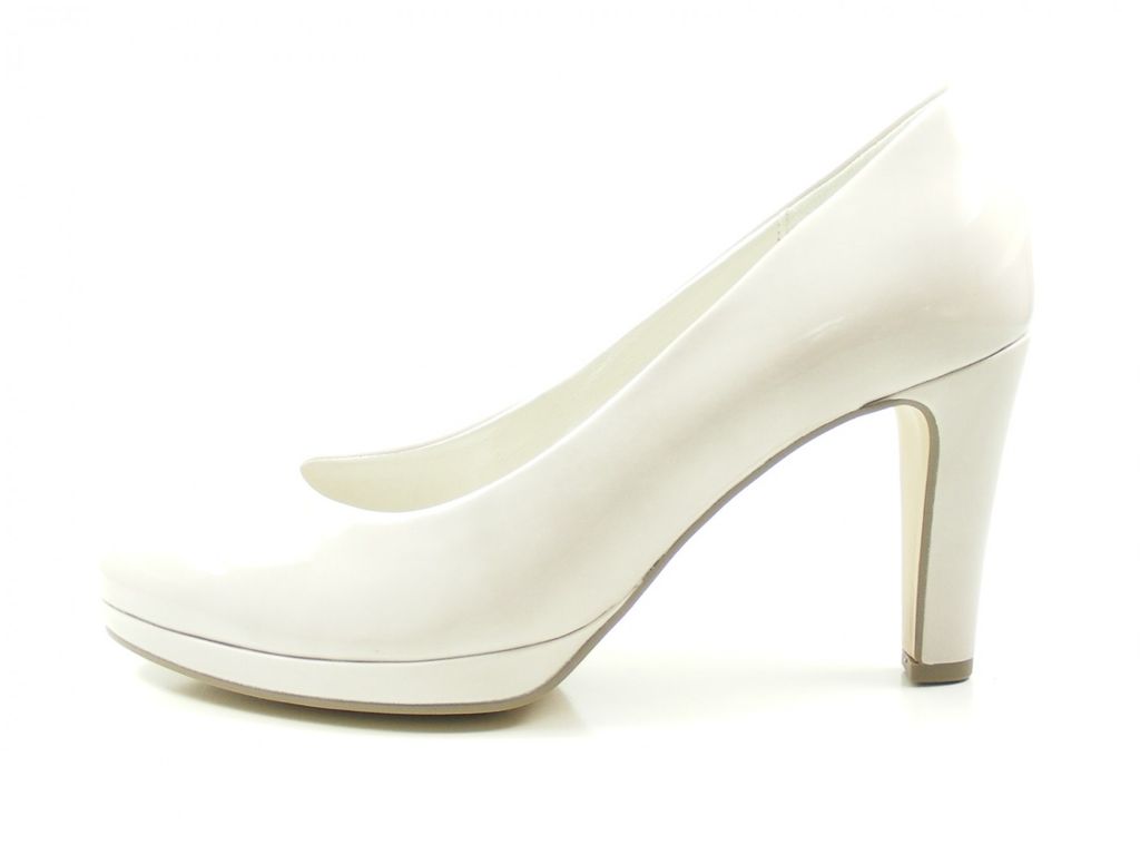 Gabor 81-270 Schuhe Damen Metallic Plateau Pumps Weite F, Schuhgröße:40.5, Farbe:Grau