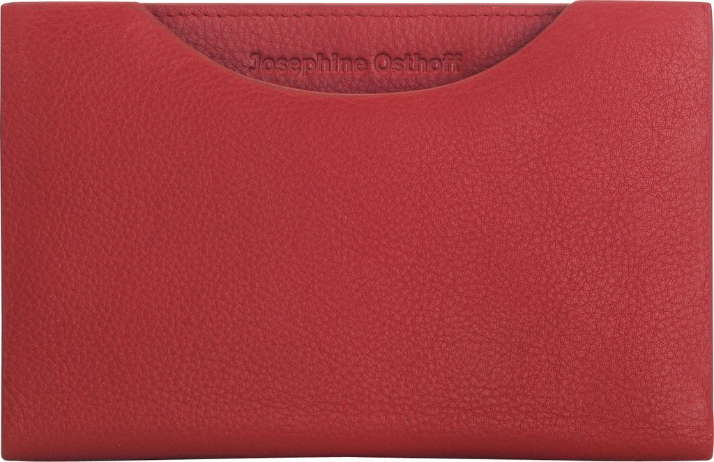 Josephine Osthoff HAMBURG flache Geldbörse echt Leder mit RFID Schutz