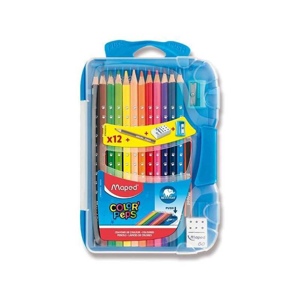 MAPED Crayons de couleur triangulaires Color'Peps Smart Box Image du produit 