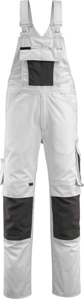 Mascot UNIQUE Latzhose Augsburg Gr. 24 weiss/dunkelanthrazit