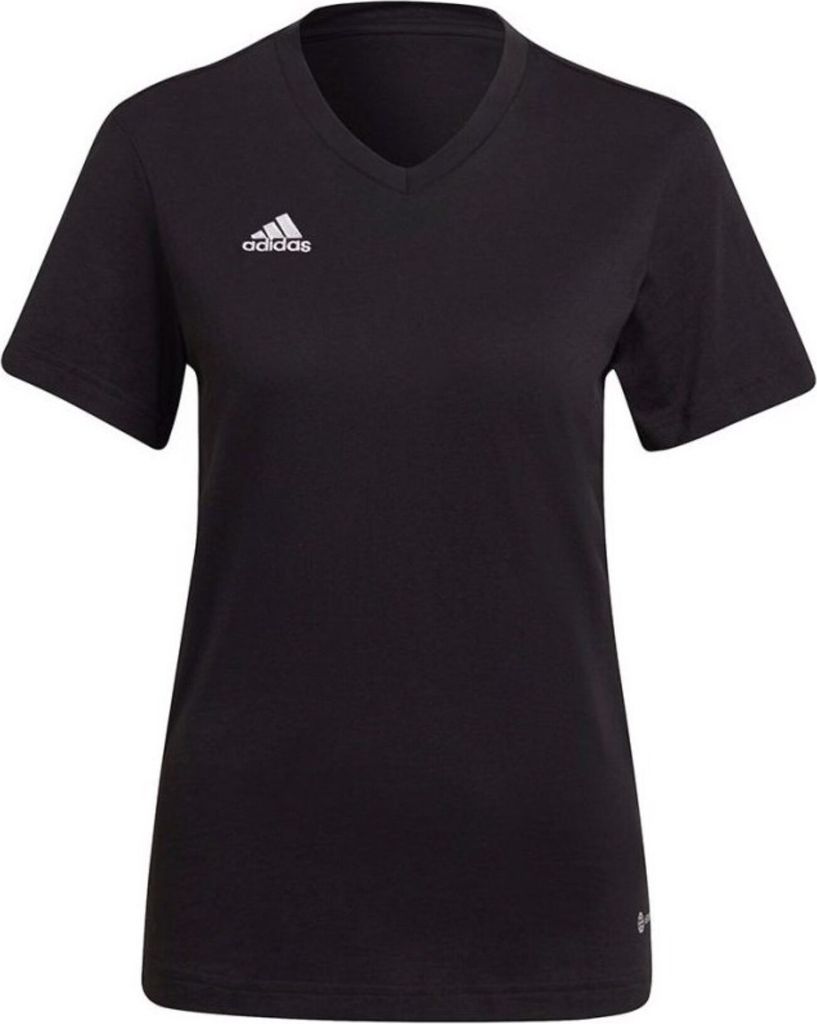Adidas V-Kragen T-Shirt für Damen in unifarben uni O24-0089791