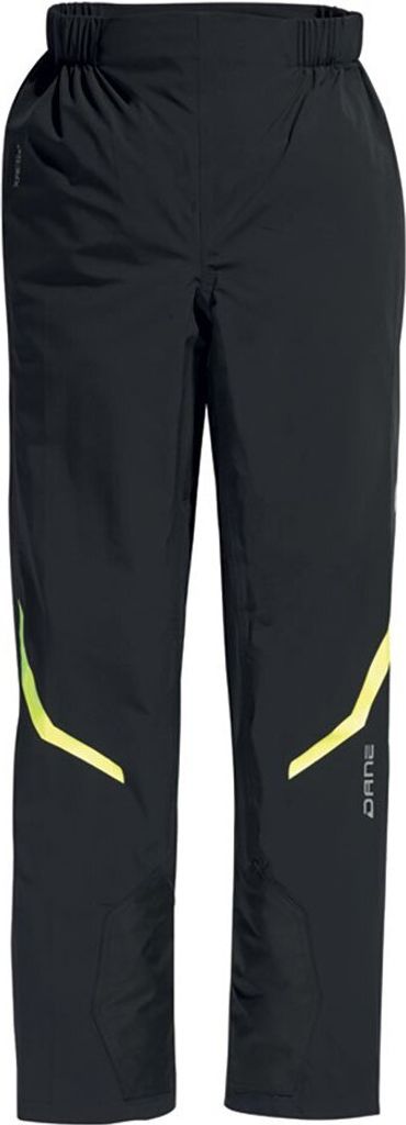 DANE Byge XPR-Tex Motorrad Regenhose, schwarz/gelb, XS