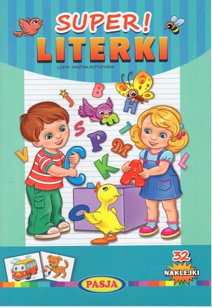 Super Literki Kolorowanka dla Dzieci