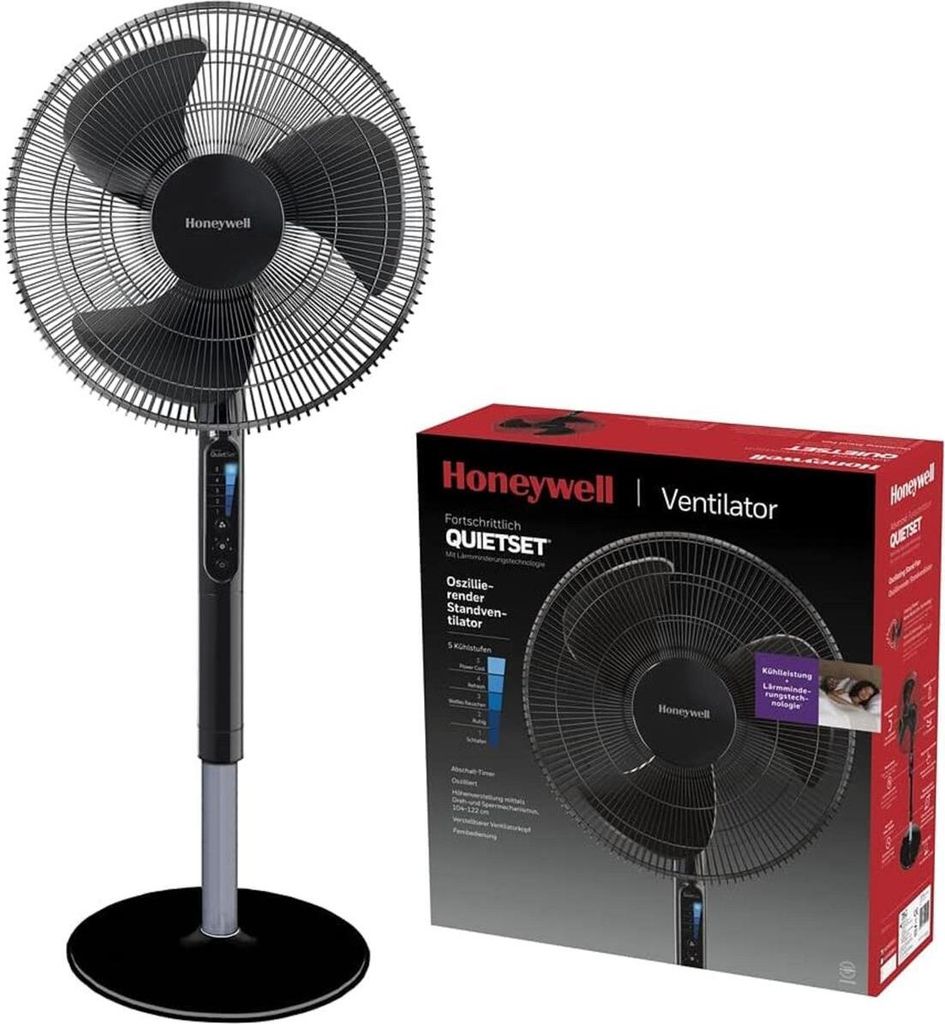 Honeywell HSF600BE4, staande ventilator, 40 Watt Productafbeelding 