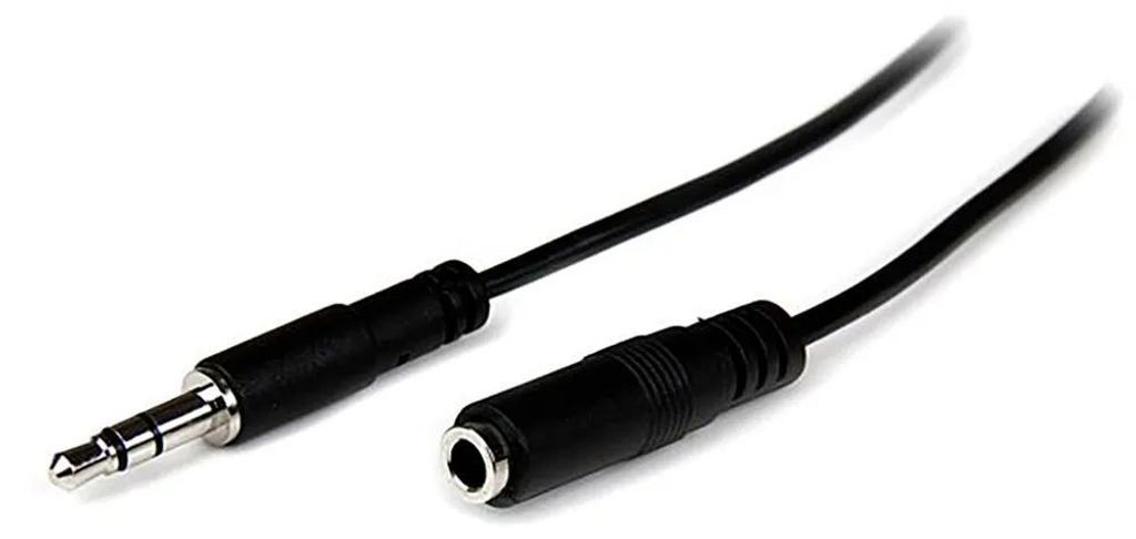 StarTech.com 1m Slim 3,5mm Klinken Stereo Verlängerungskabel