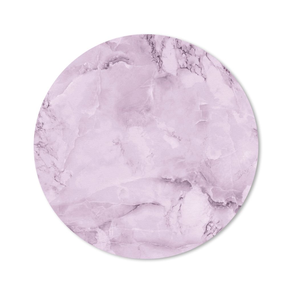 MuchoWow Mauspad Mousepad Marmor - Füllstoff - Rosa 40x40 cm - Mousepads - Maus Mat - Pad - Mausunterlage - Schreibtisch Accessoires