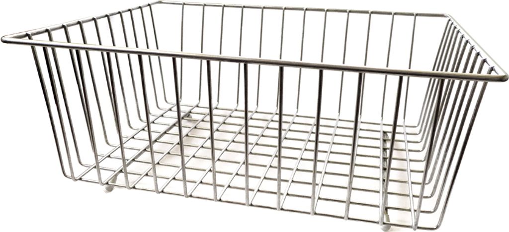 Geschirrkorb für systemceram KeraDomo Keramikspülen / Maße (L x B x H): 365 x 305 x 155 mm / Gewicht: 0,825 kg / Rüstkorb / Drahtkorb / Drahtei...