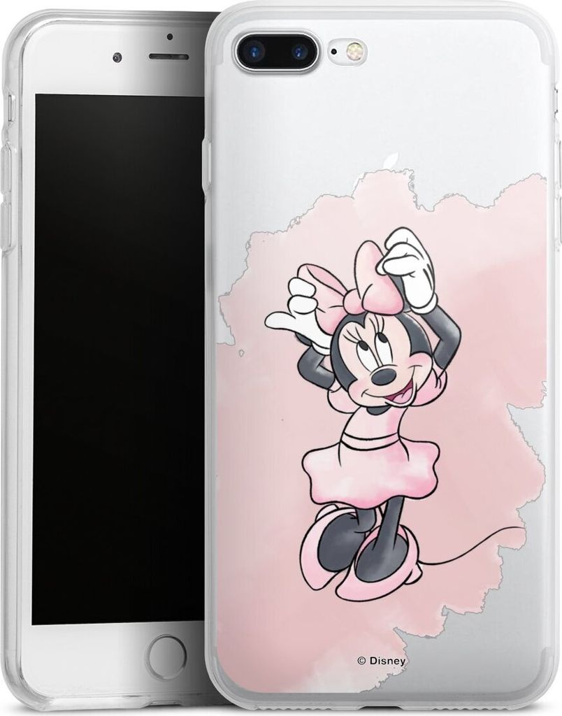 DeinDesign Handyhülle für Apple iPhone 8 Plus Silikon Hülle Case Smartphone Schutzhülle Disney Mickey & Minnie Mouse Motiv ohne Hintergrund