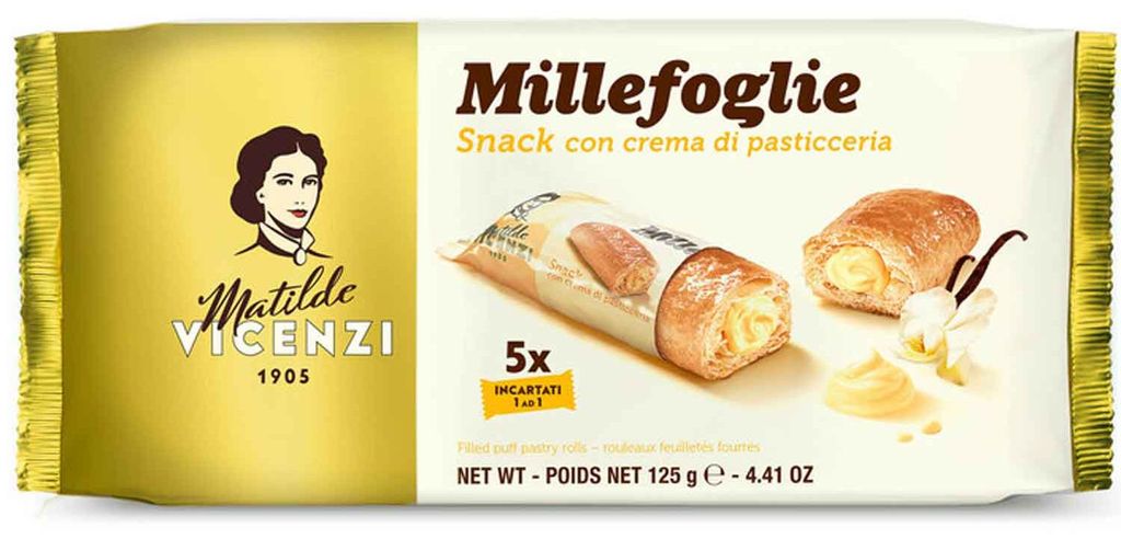 Matilde Vicenzi Millefoglie Snack con crema di pasticceria Produktbild 