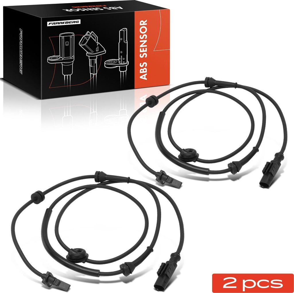 Frankberg 2x ABS Sensor Hinterachse beidseitig für Alfa Romeo 156 Sportwagon 1.6L 1.8L 1.9L 2.0L 2002-2006
