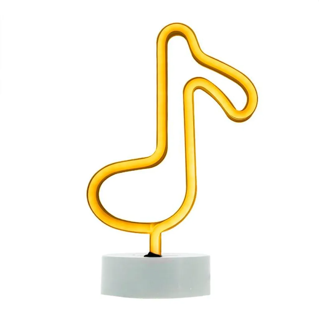 Luce Notturna Neon LED Nota Bianca - Idea Regalo Forever Light