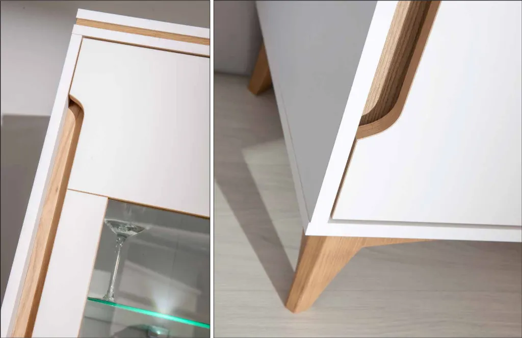 Bibliothèque de rangement étagère polyvalente multi-niveaux en bois