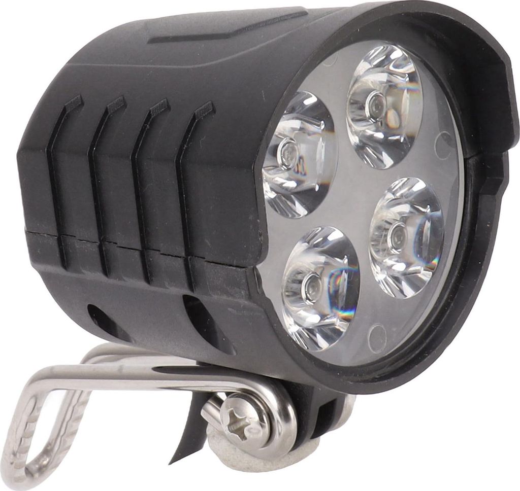 Faro Bici Nero Ipx4 Faro Anteriore LED 80 Lux Per Bici - Con Luce Diurna, Posizione E Sensore Di Luminosità Faro LED Bici - Foto 7