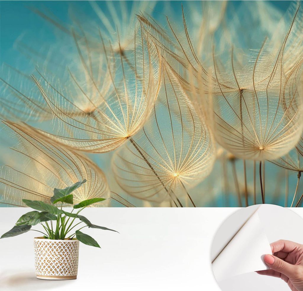 Fototapete selbstklebend - 152x104 cm - Tapete - Wandtapete - Wandbilder - Klebefolie - Dekofolie - Tapete Folie - Wand - Dekoration - Wohnzimmer -...