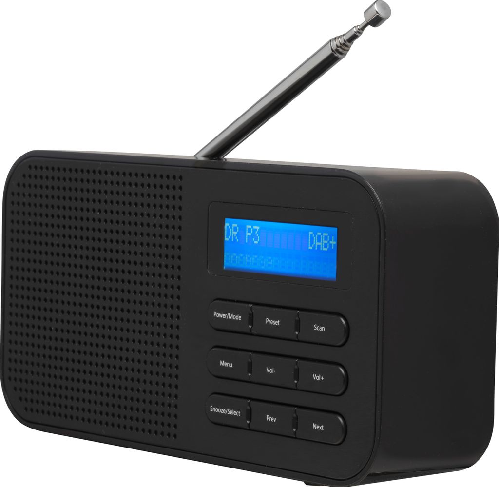 DENVER DAB-42 Radio DAB+, Farbe:Schwarz