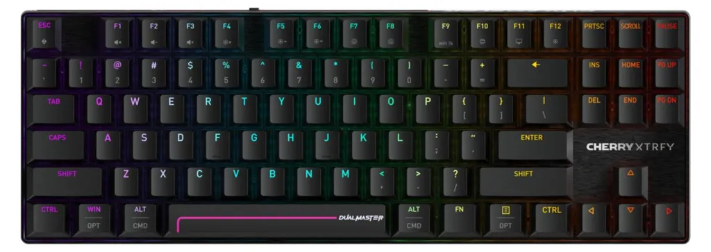 CHERRY MX 8.2 Pro TMR Clavier à Switch Magnétique sans Fil LED RVB