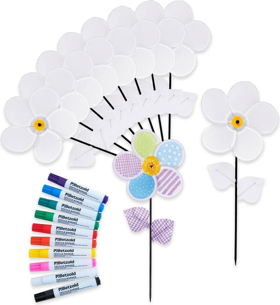 Betzold Bastelset Windrad-Blumen Produktbild 