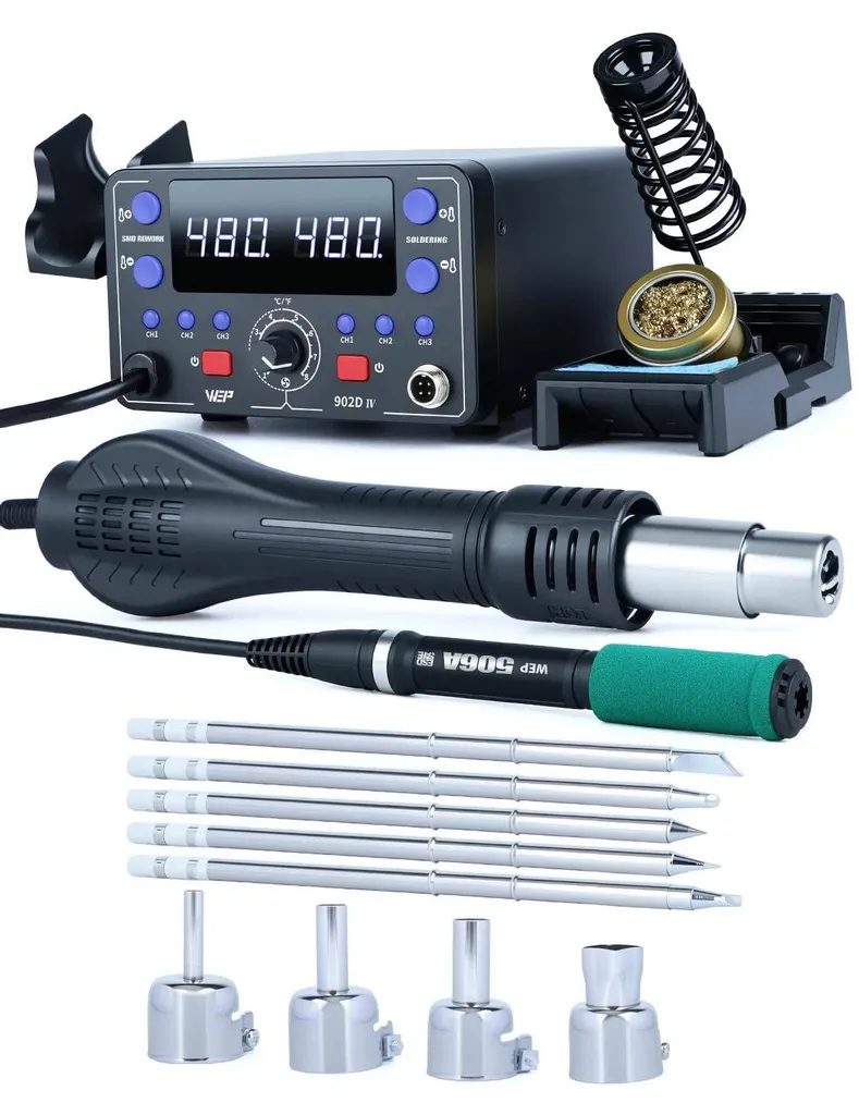 Station de soudage précise 220V : finissez vos soudures délicates Pack 2