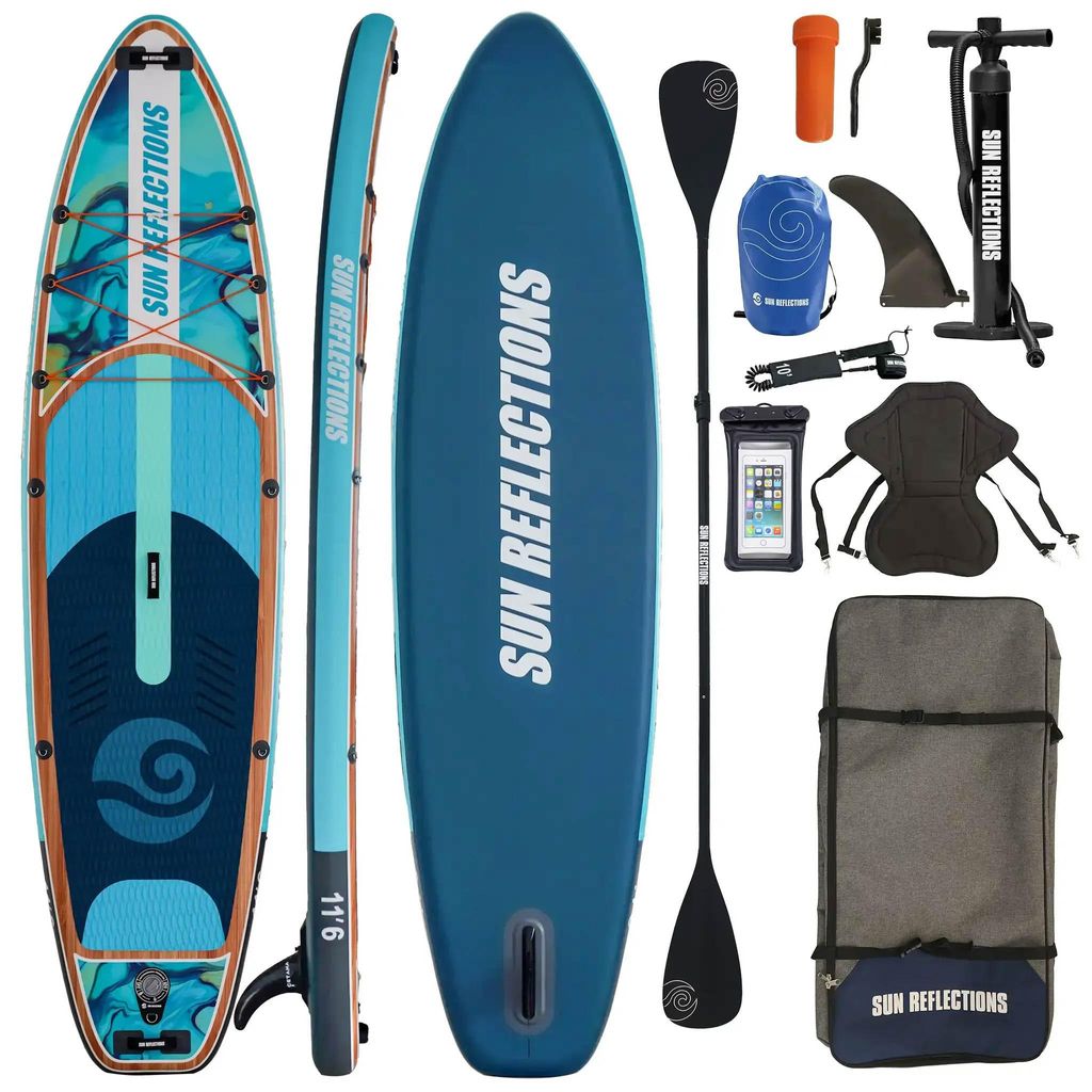 Aufblasbares SUP-Board Sun Reflections XXL 11'6" Combo Produktbild 
