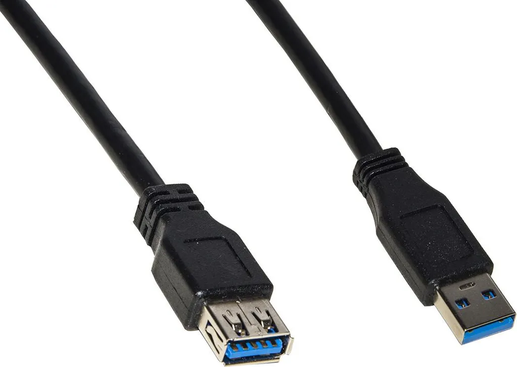 Câble USB 1,8m pour Disque Dur et Ordinateur USB 3.2 Gen 1 Noir A-A
