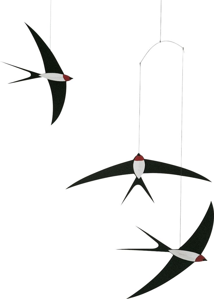 Flensted Mobiles - Fliegende Schwalben 3 Mobile
