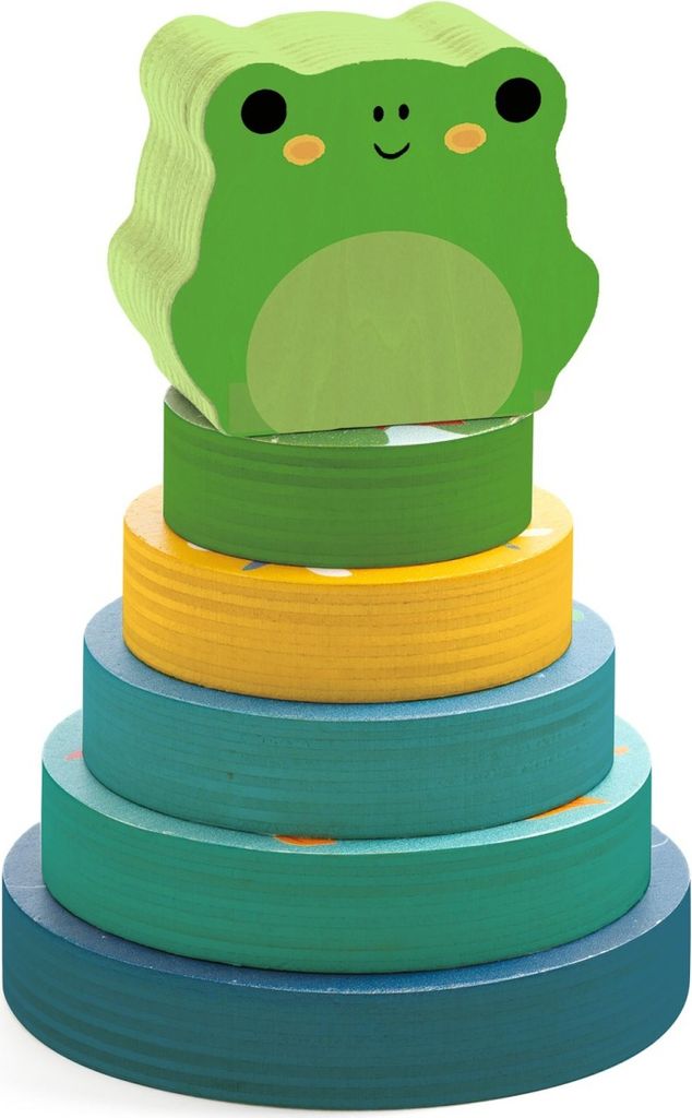Djeco Puzzle: 2in1 Stapeln Rainbow