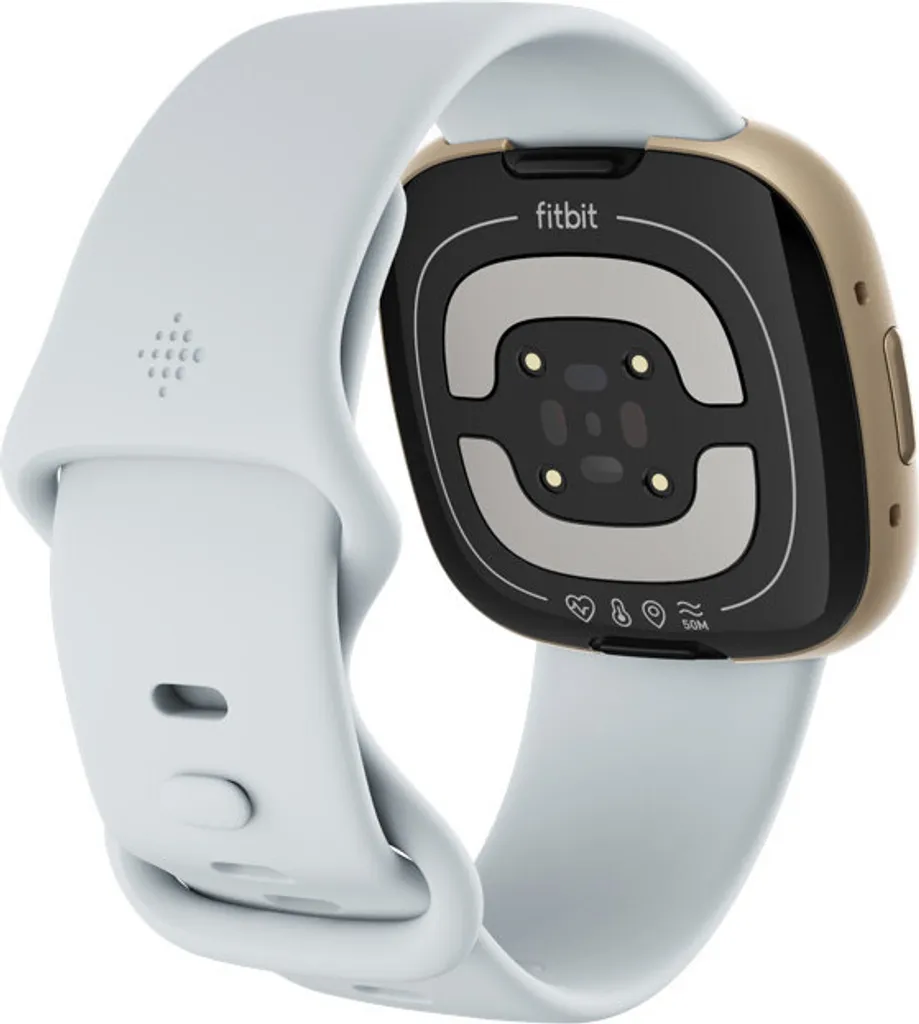 Fitbit Sense 2 FB521GLBM avec Capteur de Stress et ECG Soft Gold Blue - 14