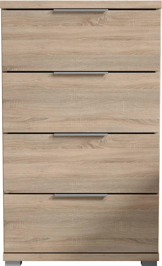 Table de chevet haute pour lit Boxspring Smilla décor chêne Sonoma