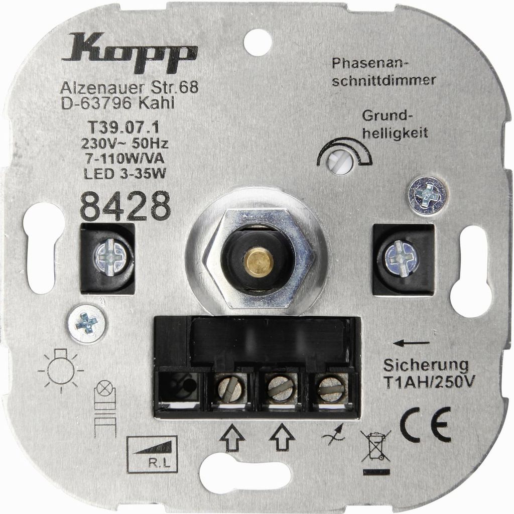 Kopp LED, regulador de intensidad con conmutación y función Imagen del producto 