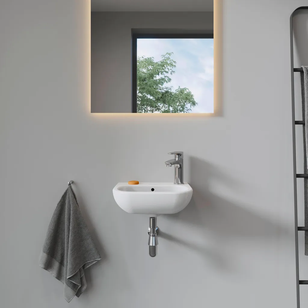 Duravit D-Code Lavamani 36x27 cm Bianco 0705360008 | Offerta Online - 3