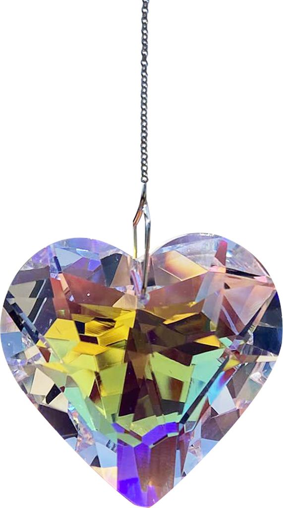 Kunstkristall-Sonnenfänger, Fenster-Regenbogenmacher, handgefertigt, Glas, zum Aufhängen, Pendelleuchte, Kronleuchter, Prismen für Zuhause, Gart...