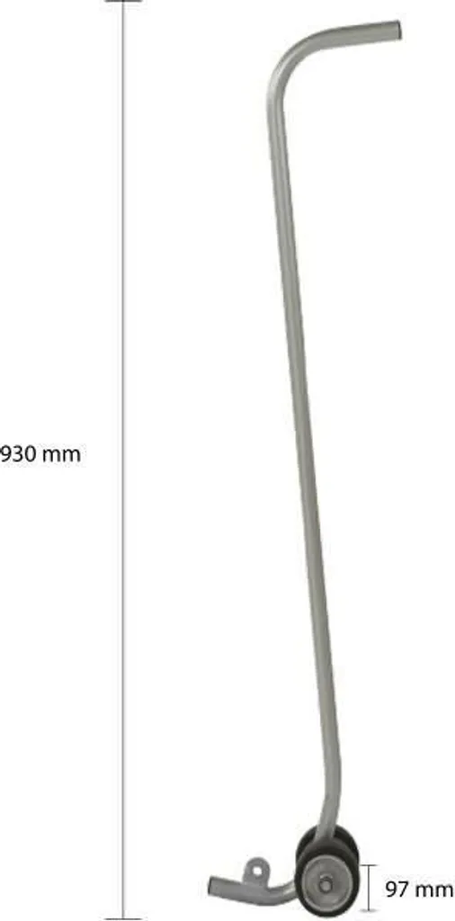 Aide au transport WindPro pour panneau de trottoir : Set de roulettes