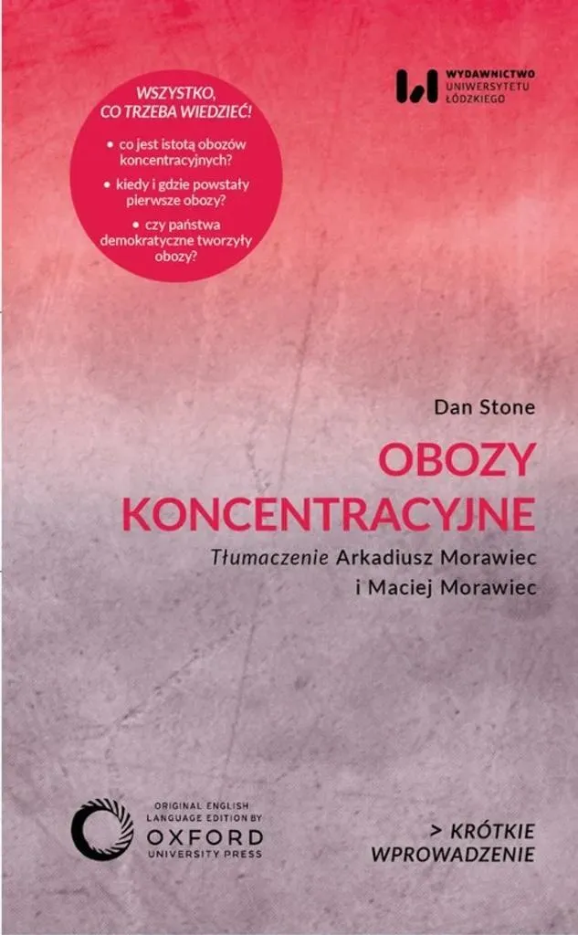 Obozy koncentracyjne par Dan Stone - Livre d'histoire polonais broché