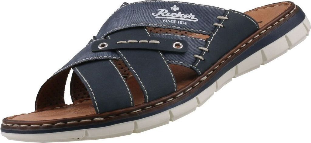 rieker  2519914 Herren Pantolette, Blau 43 EU Produktbild 