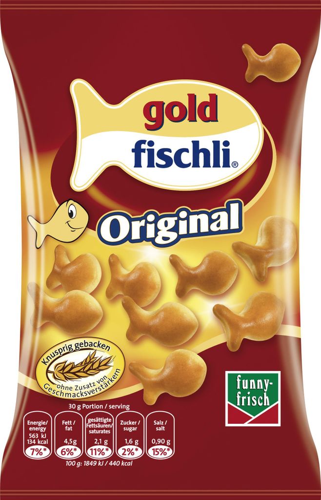 funny-frisch gold fischli Original 100,0 g Produktbild 