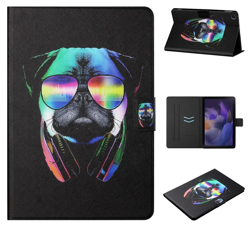 Cover Samsung Galaxy Tab A9+ Motivo 3: Custodia Elegante in Similcuoio